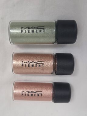 MAC Pigment Bundle Gilded Green Gift O' Glamour Gold Mode